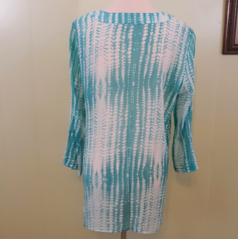 Grand & Greene sharkbite tie dye top sz medium - Picture 6 of 7